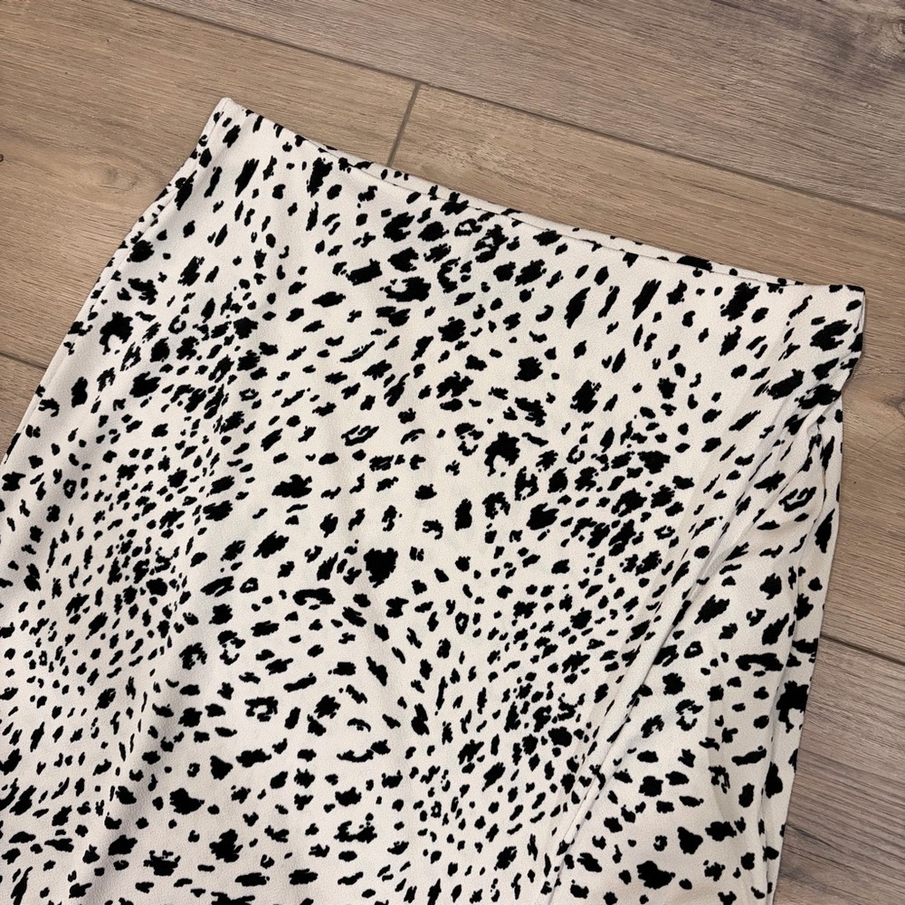 🌟2 for $10 Windsor Animal Print Leopard Cheetah Chic Midi Skirt Side Slit XS - Picture 3 of 10